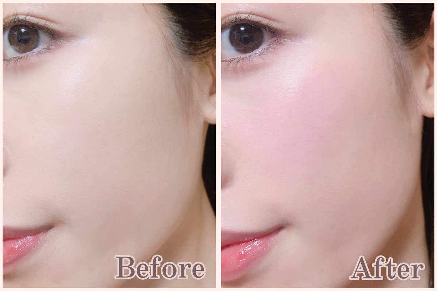 ⽔彩チーク/Fujiko/リキッドチークを使ったクチコミ(4枚目)