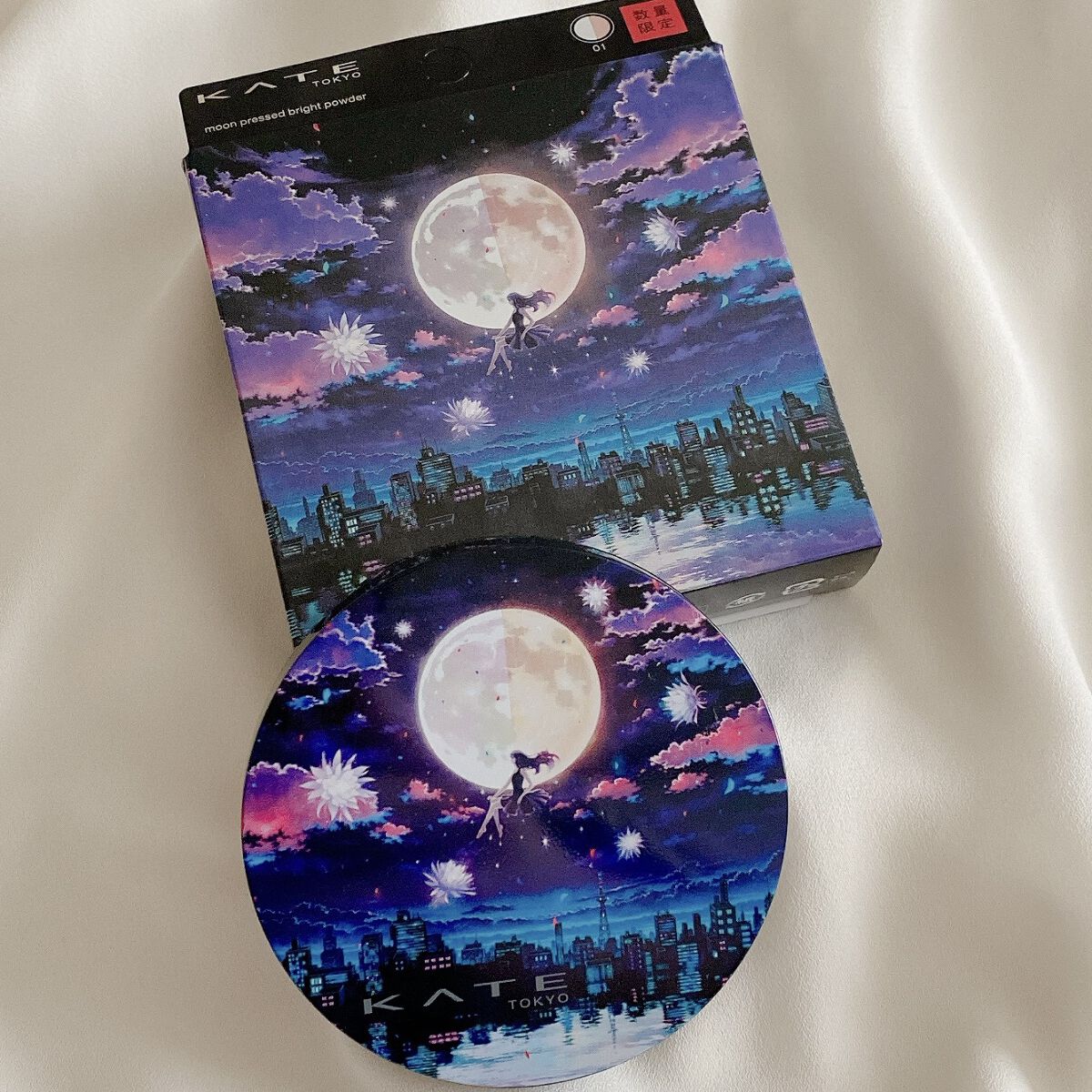 ムーンプレストブライトパウダー/KATE/プレストパウダーを使ったクチコミ（1枚目）