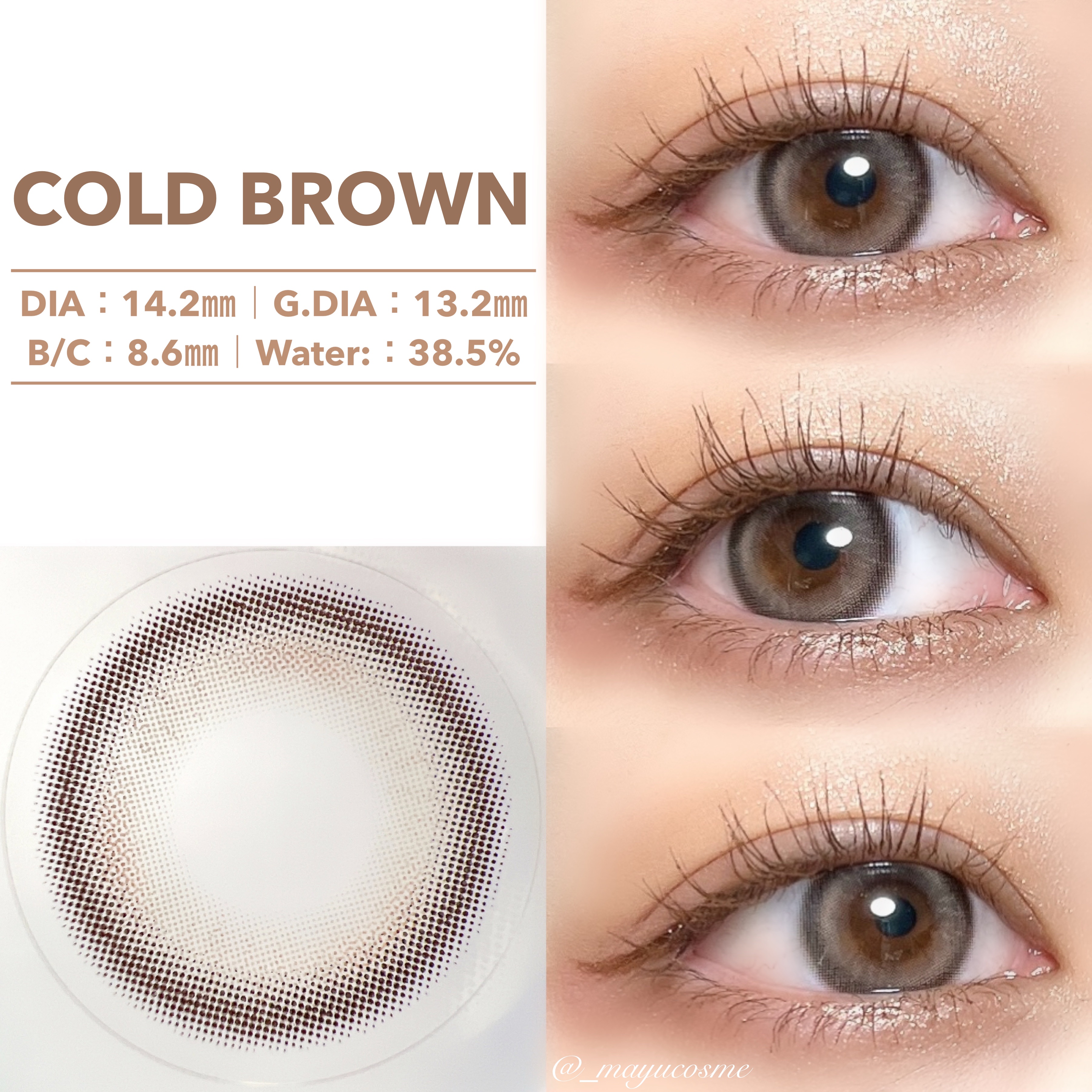 Bean Kristin 1month/Hapa kristin/１ヶ月（１MONTH）カラコンを使ったクチコミ（2枚目）