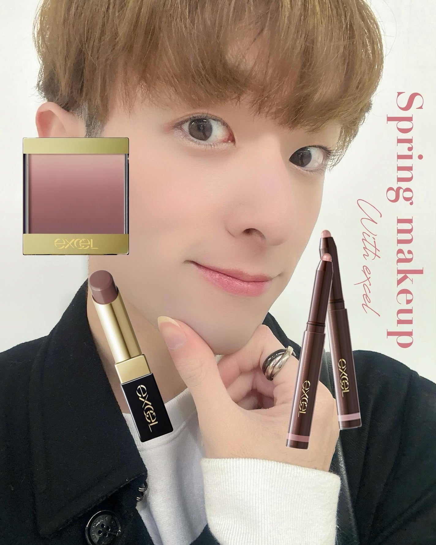 オーラティック ブラッシュ/excel/パウダーチークを使ったクチコミ(1枚目)