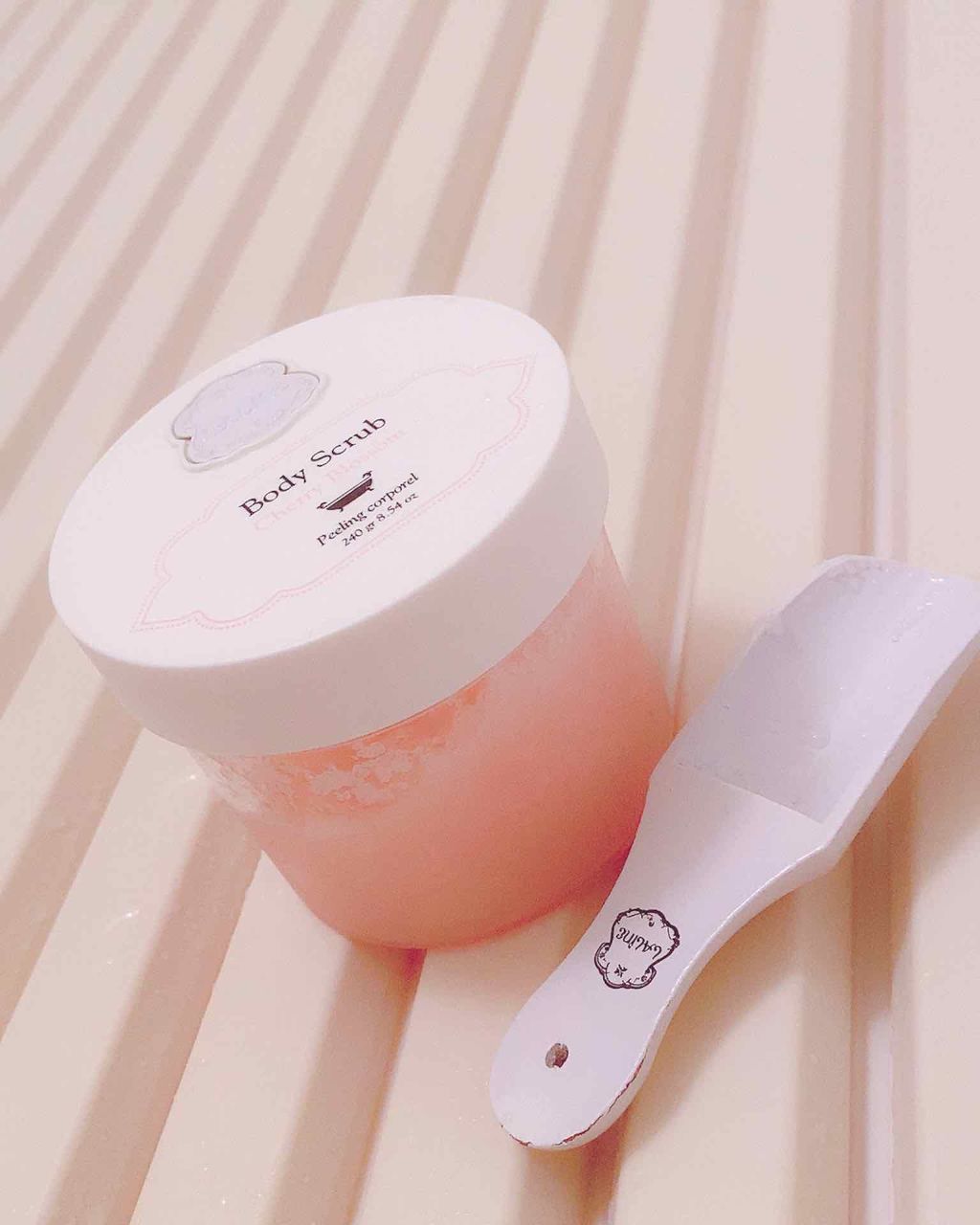 ボディスクラブ チェリーブロッサム/Laline/ボディスクラブを使ったクチコミ(1枚目)