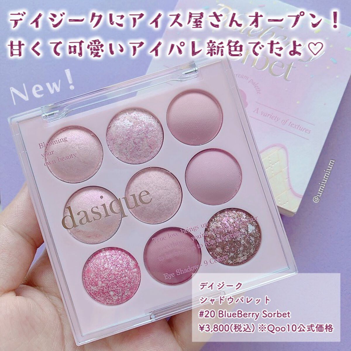 シャドウパレット/dasique/アイシャドウパレットを使ったクチコミ（2枚目）