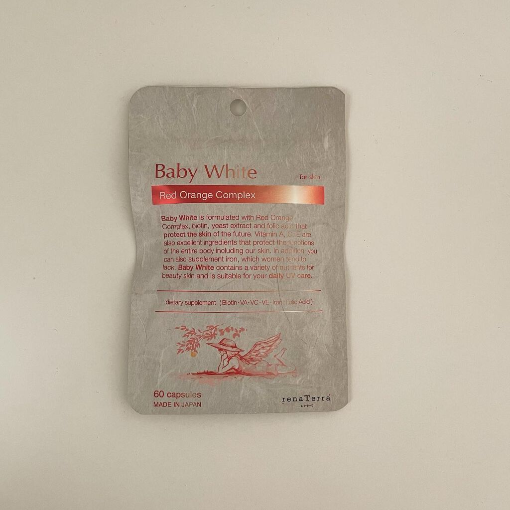 Baby White 60粒/renaTerra/美容サプリメントを使ったクチコミ(2枚目)