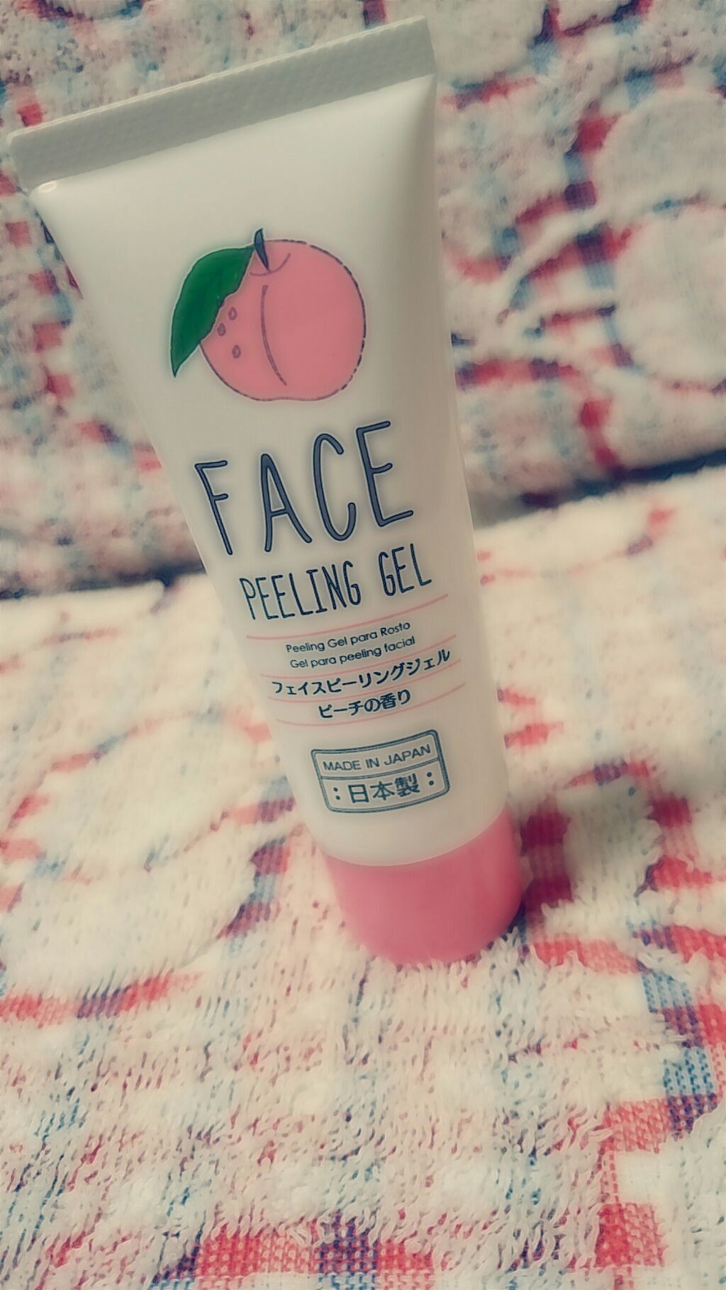 フェイスピーリングジェル ピーチの香り/DAISO/ピーリングを使ったクチコミ(1枚目)