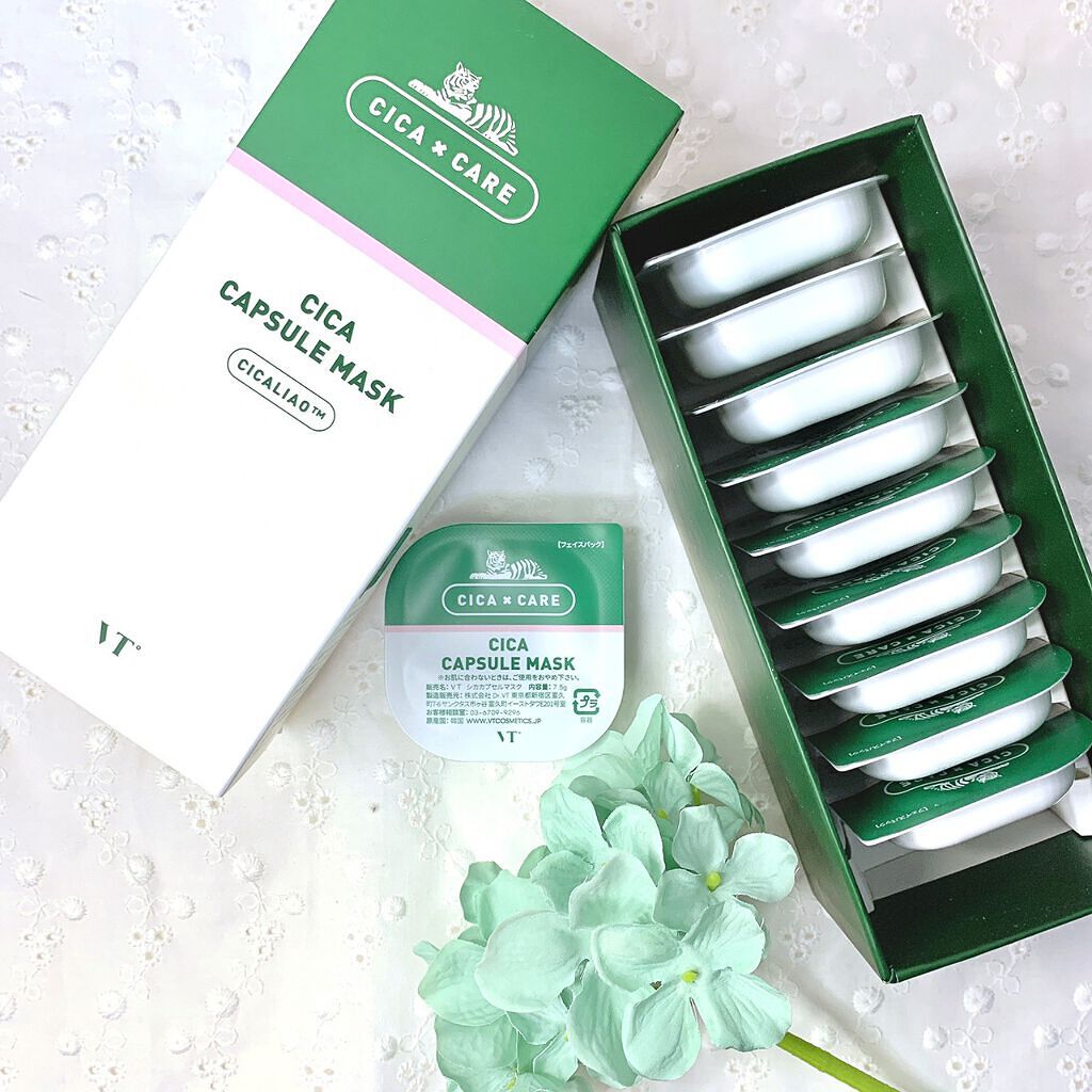 CICA カプセルマスク/VT/洗い流すパック・マスクを使ったクチコミ(1枚目)