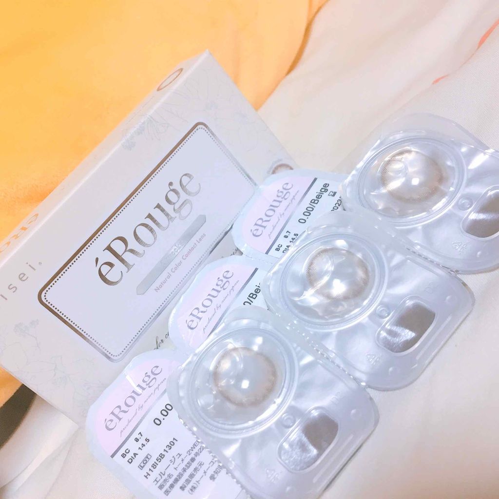 エルージュ 2weeks/éRouge/２週間（２WEEKS）カラコンを使ったクチコミ（1枚目）