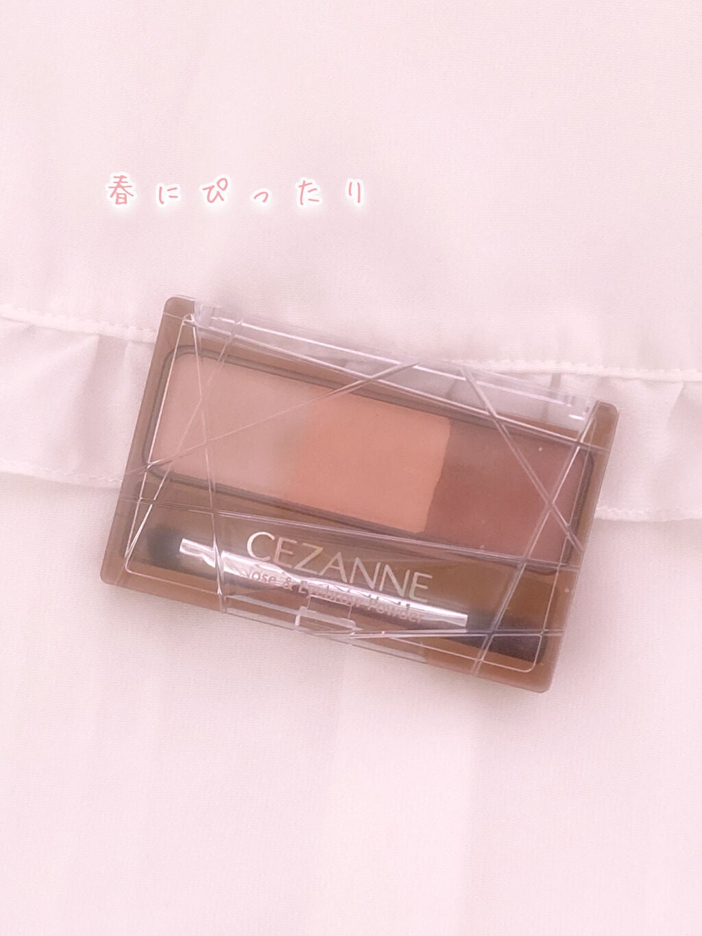 ノーズ&アイブロウパウダー/CEZANNE/パウダーアイブロウを使ったクチコミ(1枚目)