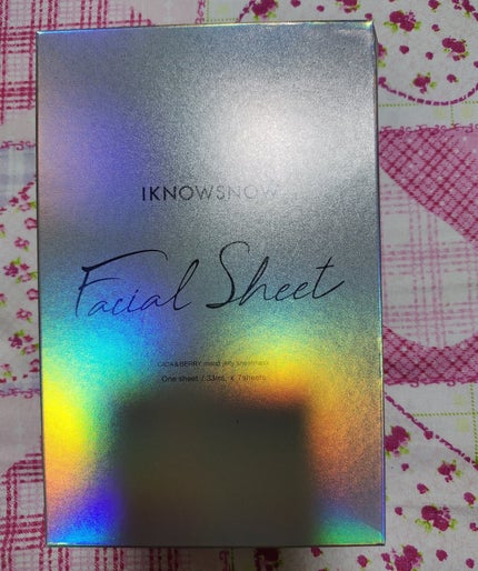 フェイシャルシート/IKNOWSNOW/シートマスク・パックを使ったクチコミ(3枚目)