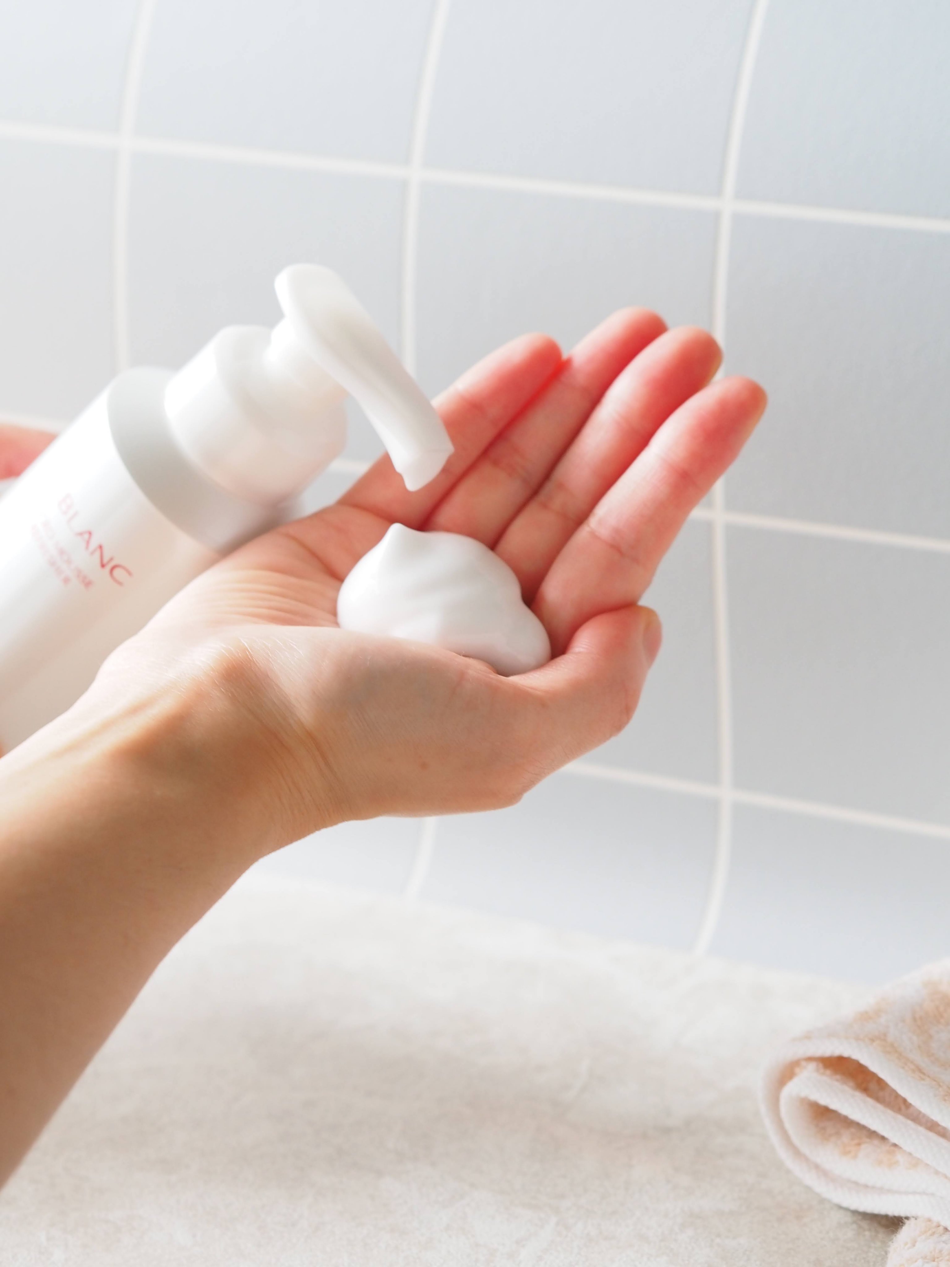 マイクロムース リフレッシャー/ALBLANC/泡洗顔を使ったクチコミ（3枚目）