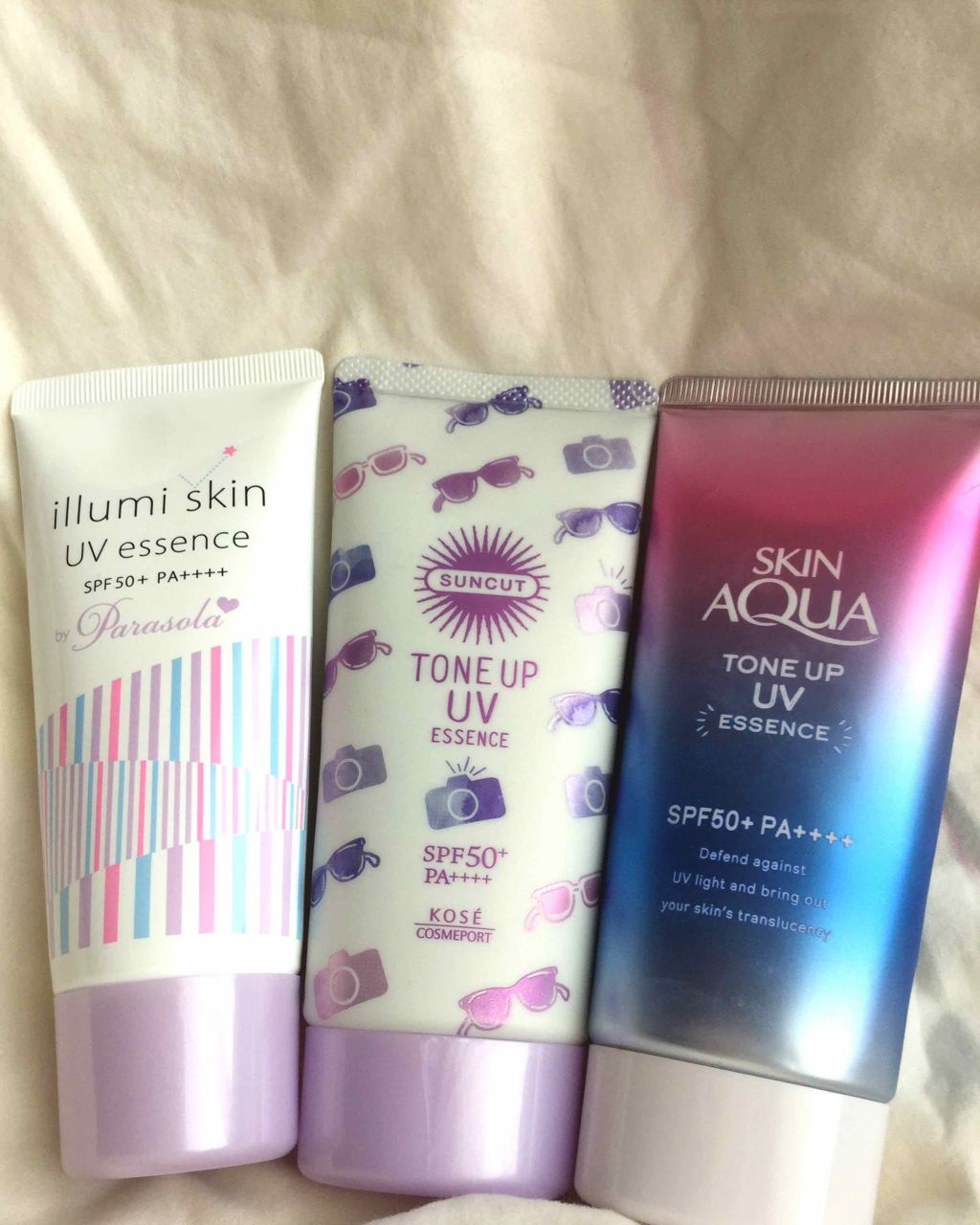 パラソーラ イルミスキン UVエッセンス Ｎ(旧品)/パラソーラ/日焼け止め・UVケアを使ったクチコミ（1枚目）