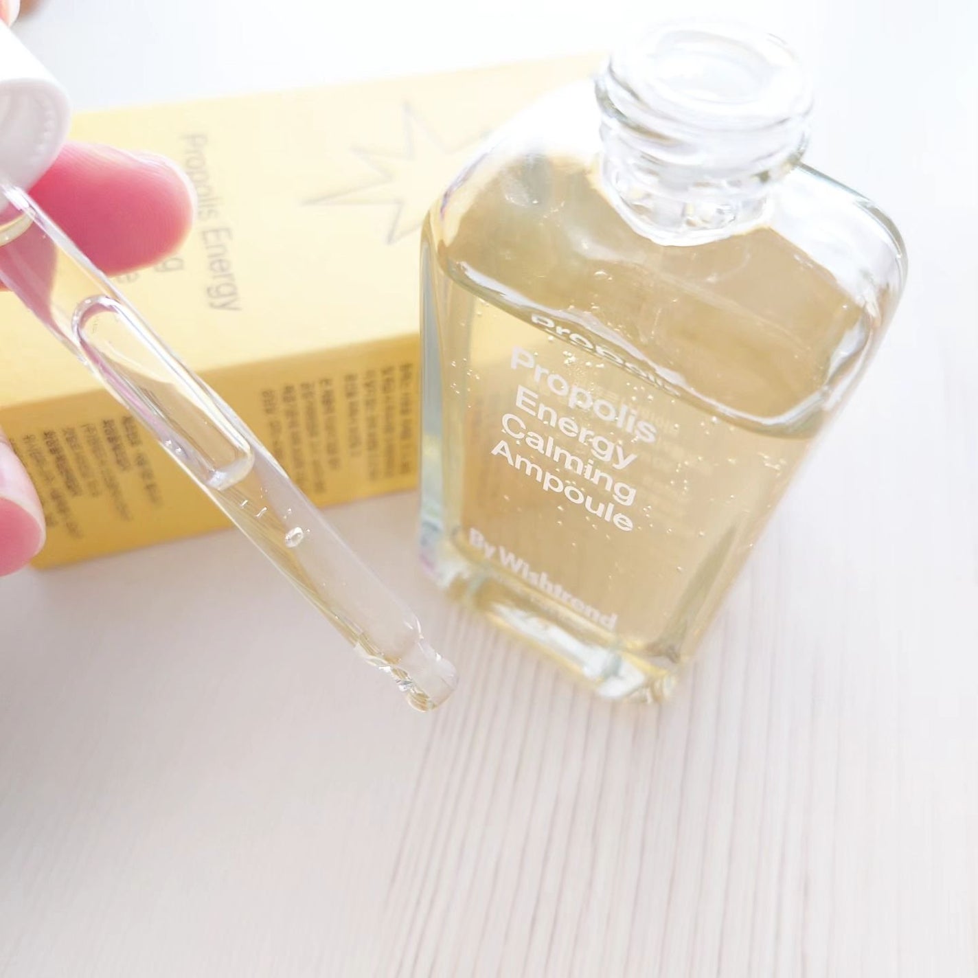 プロポリスエナジーカーミングアンプル/By Wishtrend/美容液を使ったクチコミ(2枚目)