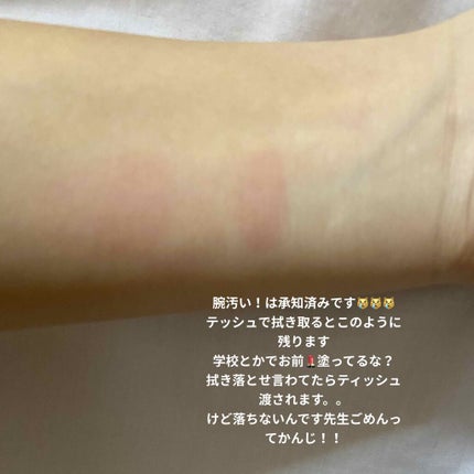 ジューシーリブティント/RICAFROSH/リップティントを使ったクチコミ(3枚目)