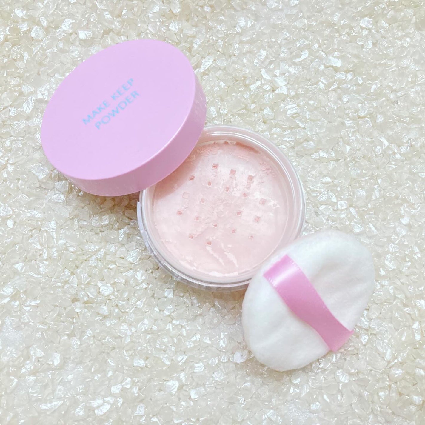 メイク キープ パウダー/コーセーコスメニエンス/ルースパウダーを使ったクチコミ(2枚目)