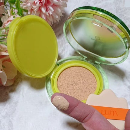 コンフィーライトクッション/LUNA/クッションファンデーションを使ったクチコミ(5枚目)