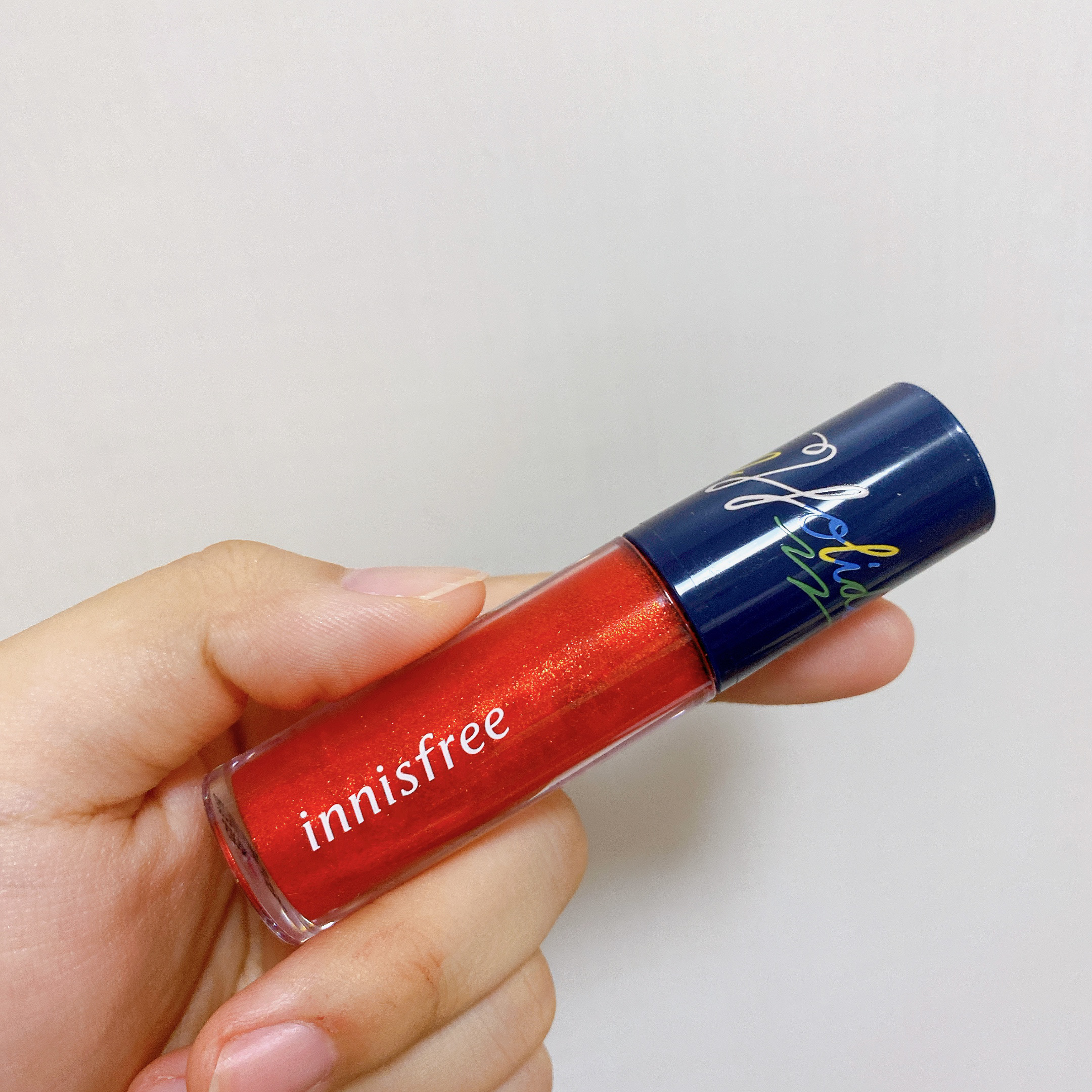 スパークリンググリッター ティント 2019 Holiday Limited Edition/innisfree/口紅を使ったクチコミ（1枚目）