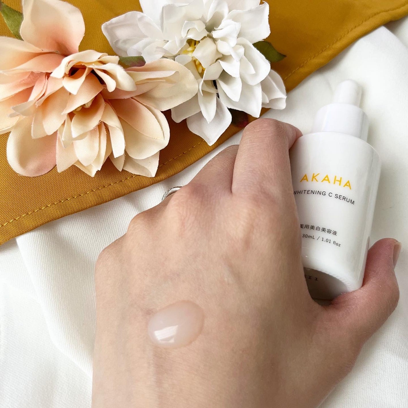 薬用ホワイトニング Cセラム/AKAHA/美容液を使ったクチコミ(4枚目)