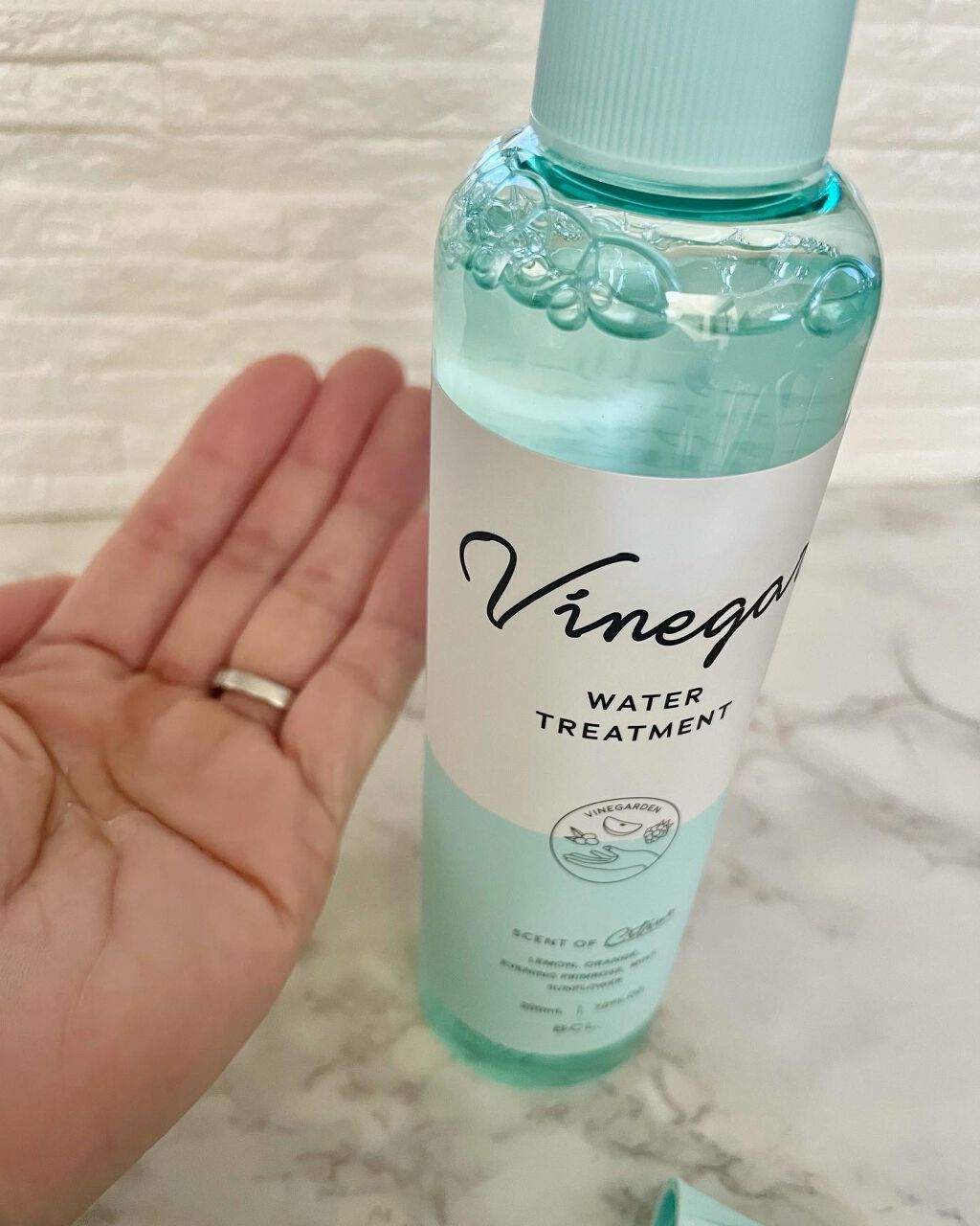 ウォータートリートメント クール/ビネガーデン/洗い流すヘアトリートメントを使ったクチコミ(3枚目)