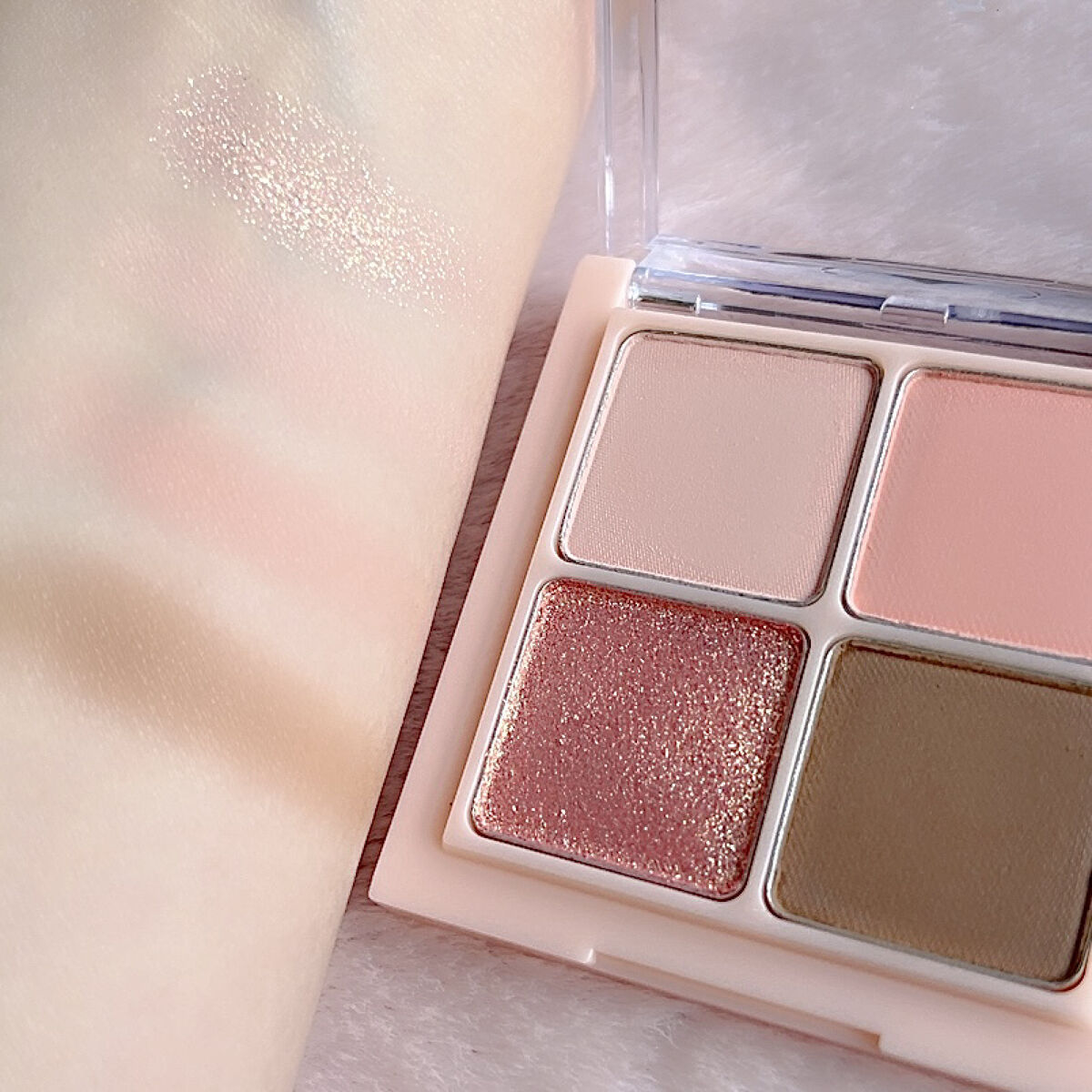 ベターザンアイズ ミルクシリーズ/rom&nd/アイシャドウパレットを使ったクチコミ（3枚目）