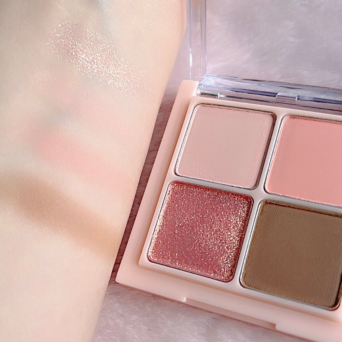 ベターザンアイズ ミルクシリーズ/rom&nd/アイシャドウパレットを使ったクチコミ(3枚目)