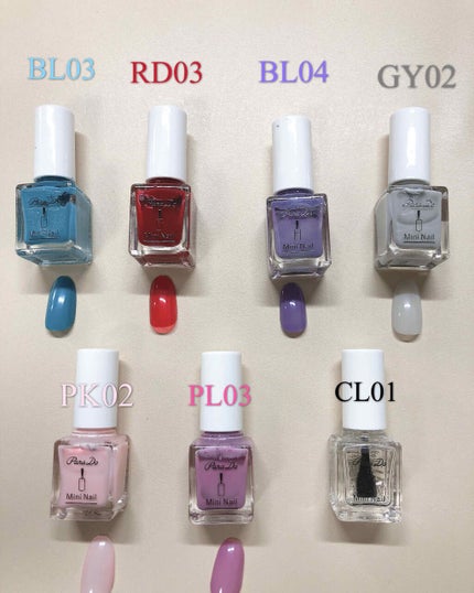 ミニネイル/パラドゥ/マニキュアを使ったクチコミ(2枚目)