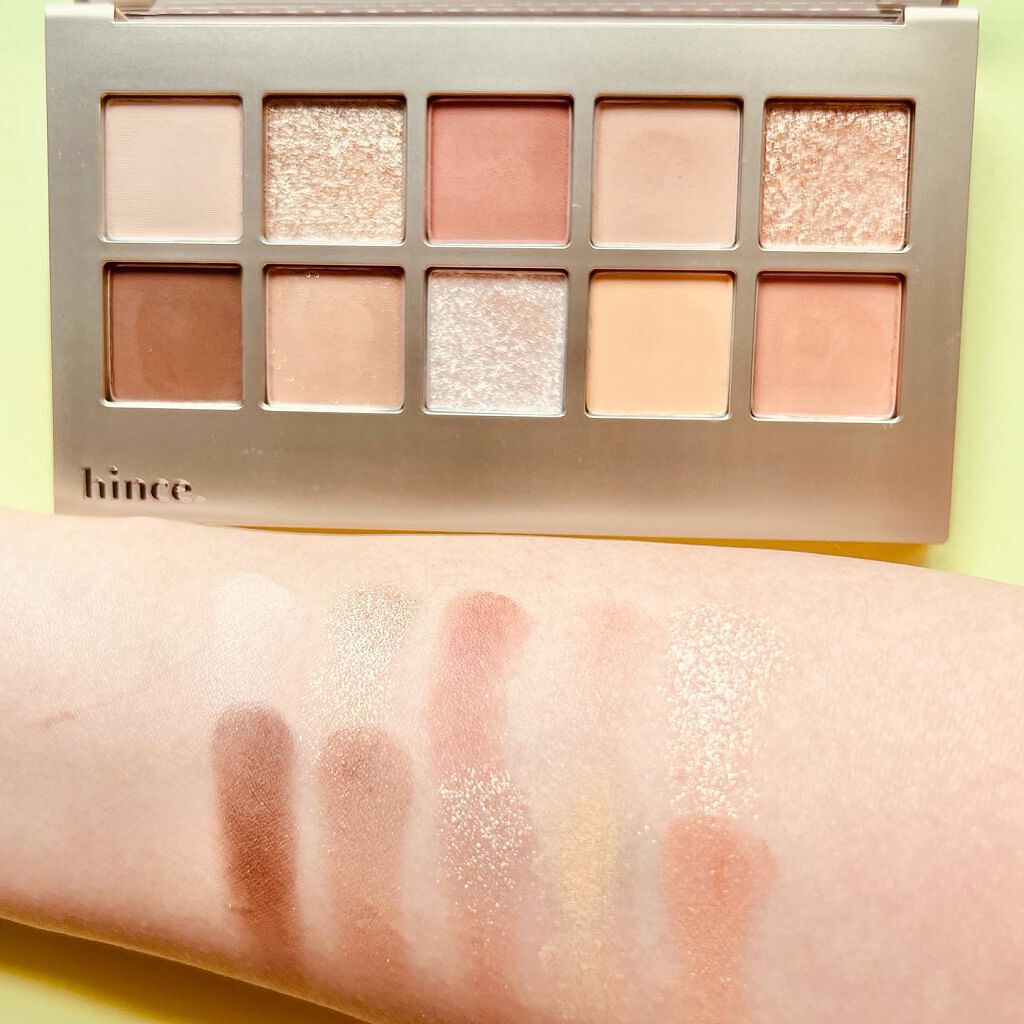 ニューデップスアイシャドウパレット/hince/アイシャドウパレットを使ったクチコミ(4枚目)