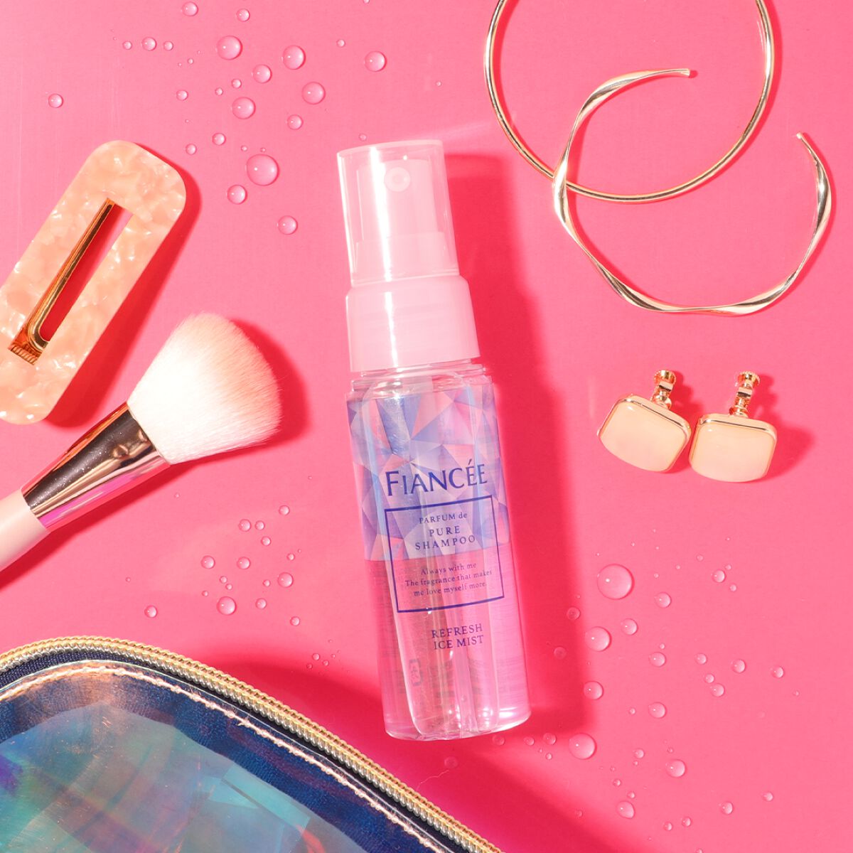 リフレッシュアイスミスト ピュアシャンプーの香り/フィアンセ/香水(レディース)を使ったクチコミ（1枚目）