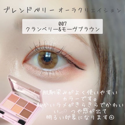 オーラクリエイション/BLEND BERRY/アイシャドウパレットを使ったクチコミ(10枚目)