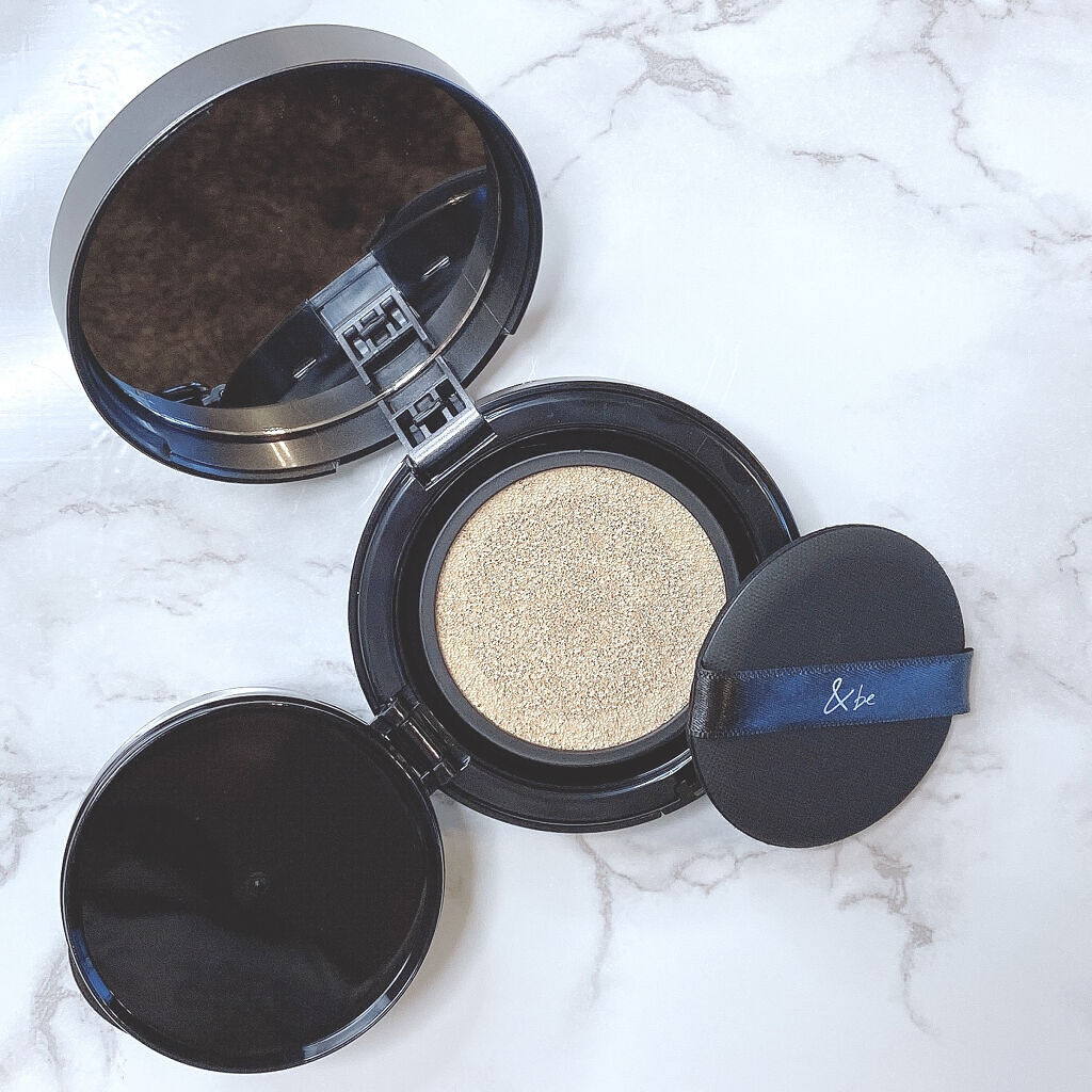 ＆be クッションファンデーション ライトベージュ/＆be/クッションファンデーションを使ったクチコミ（3枚目）