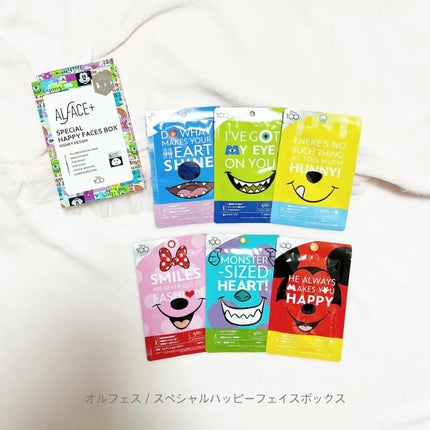 スペシャル ハッピー フェイスボックス ディズニーデザイン/ALFACE+/シートマスク・パックを使ったクチコミ(1枚目)