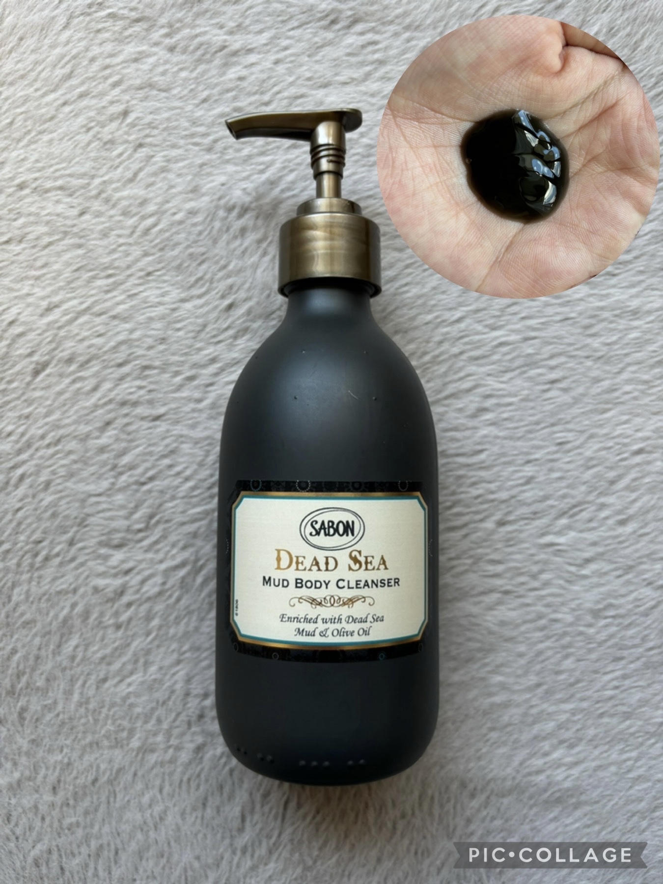 ブラック ボディクレンザー デッドシー/SABON/ボディソープを使ったクチコミ（1枚目）