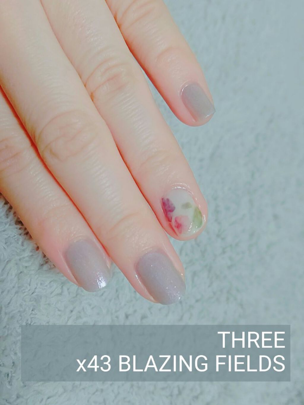 ネイルポリッシュ X43 BLAZING FIELDS/THREE/マニキュアを使ったクチコミ（1枚目）