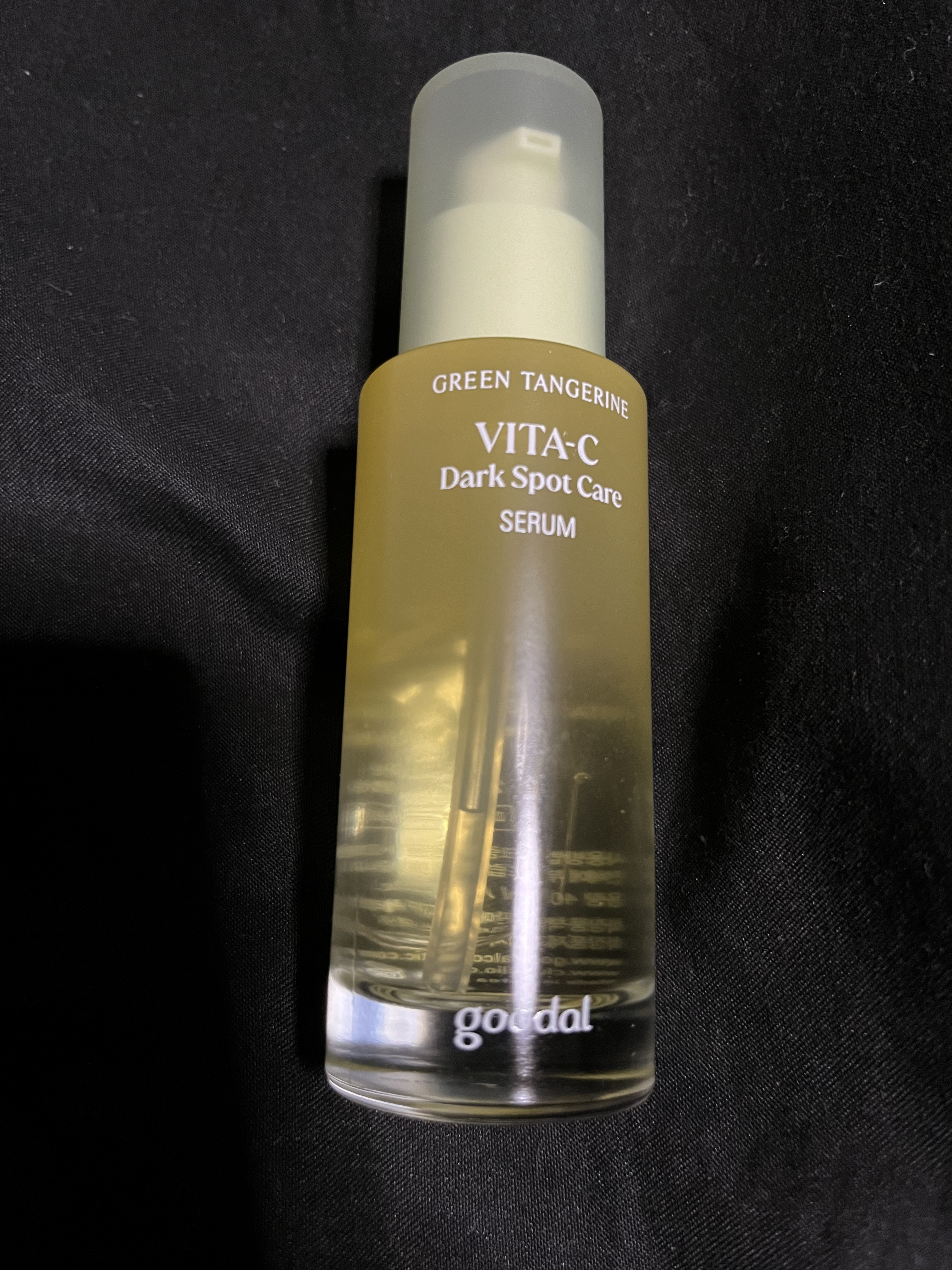 グリーンタンジェリン ビタC ダークスポットケアセラム/goodal/美容液を使ったクチコミ（3枚目）