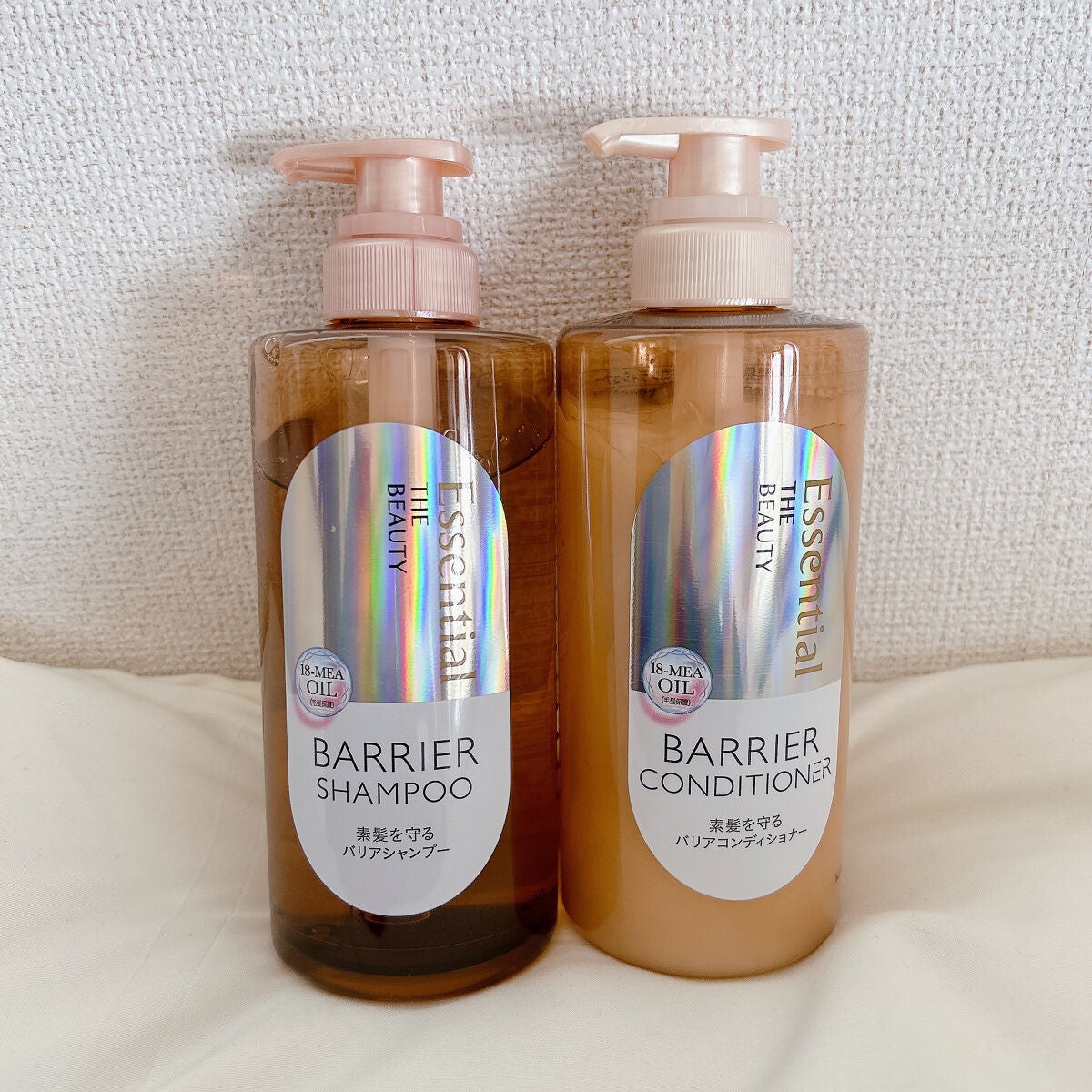 ザビューティ 髪のキメ美容素髪を守る バリアシャンプー/コンディショナー/エッセンシャル/シャンプー・コンディショナーを使ったクチコミ(1枚目)
