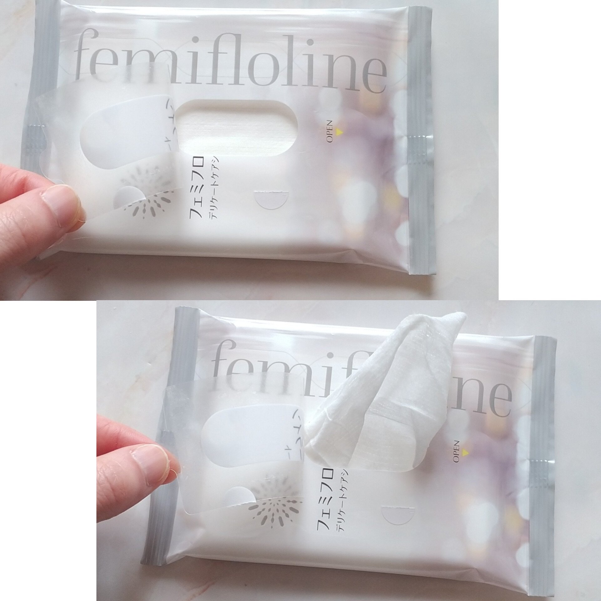 フェミフローライン　デリケートケアシート/わかもと製薬/デリケートゾーンケアを使ったクチコミ（3枚目）