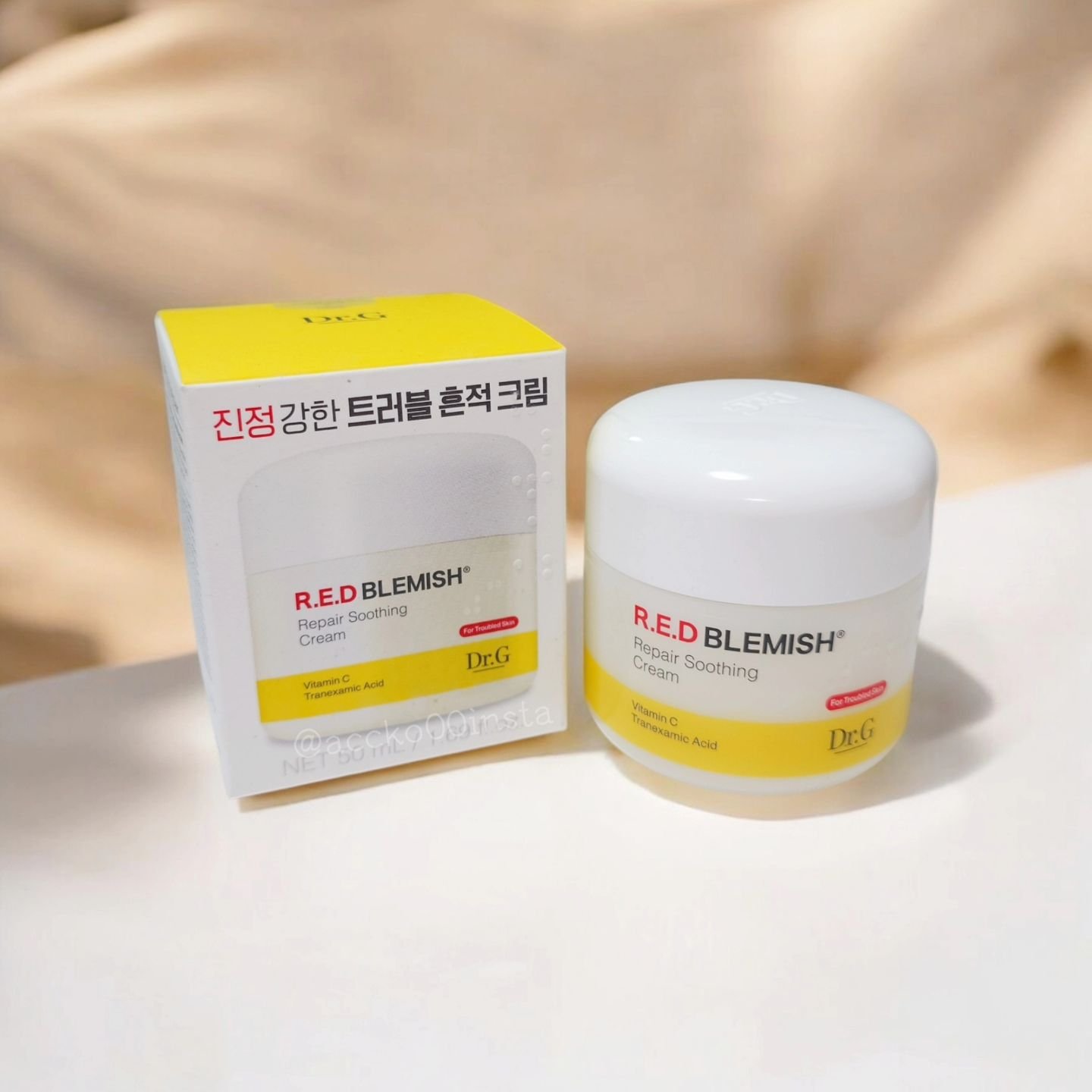 レッドブレミッシュ リペアスージングクリーム/Dr.G/フェイスクリームを使ったクチコミ（1枚目）