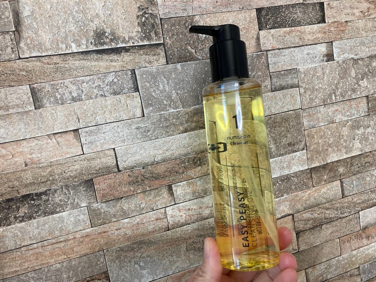 1番 さっぱりすっきりクレンジングオイル/numbuzin/オイルクレンジングを使ったクチコミ(1枚目)