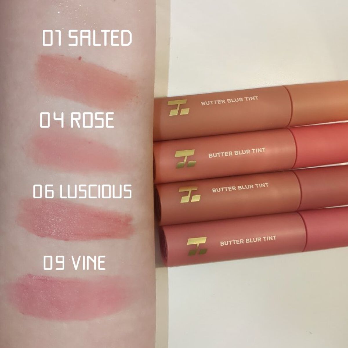 バターブラーティント 01 ソルティッド/HOLIKA HOLIKA/リップティントを使ったクチコミ（3枚目）