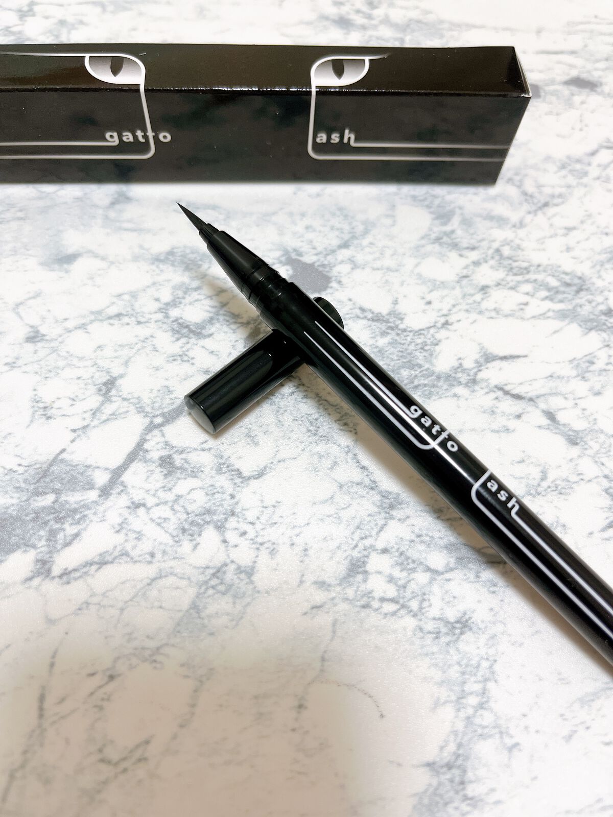 gatto lash ガットラッシュ/水橋保寿堂製薬/リキッドアイライナーを使ったクチコミ(2枚目)
