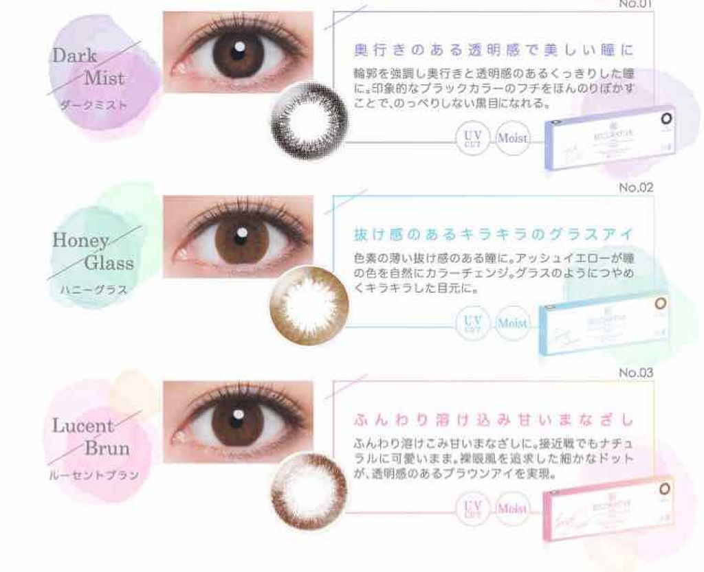 デコラティブアイズ ヴェール/Decorative Eyes/カラーコンタクトレンズを使ったクチコミ(3枚目)