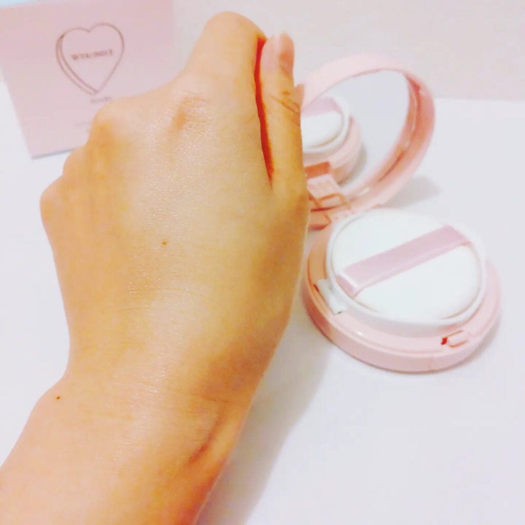 クッションUVパクト/WHOMEE/化粧下地を使ったクチコミ(7枚目)