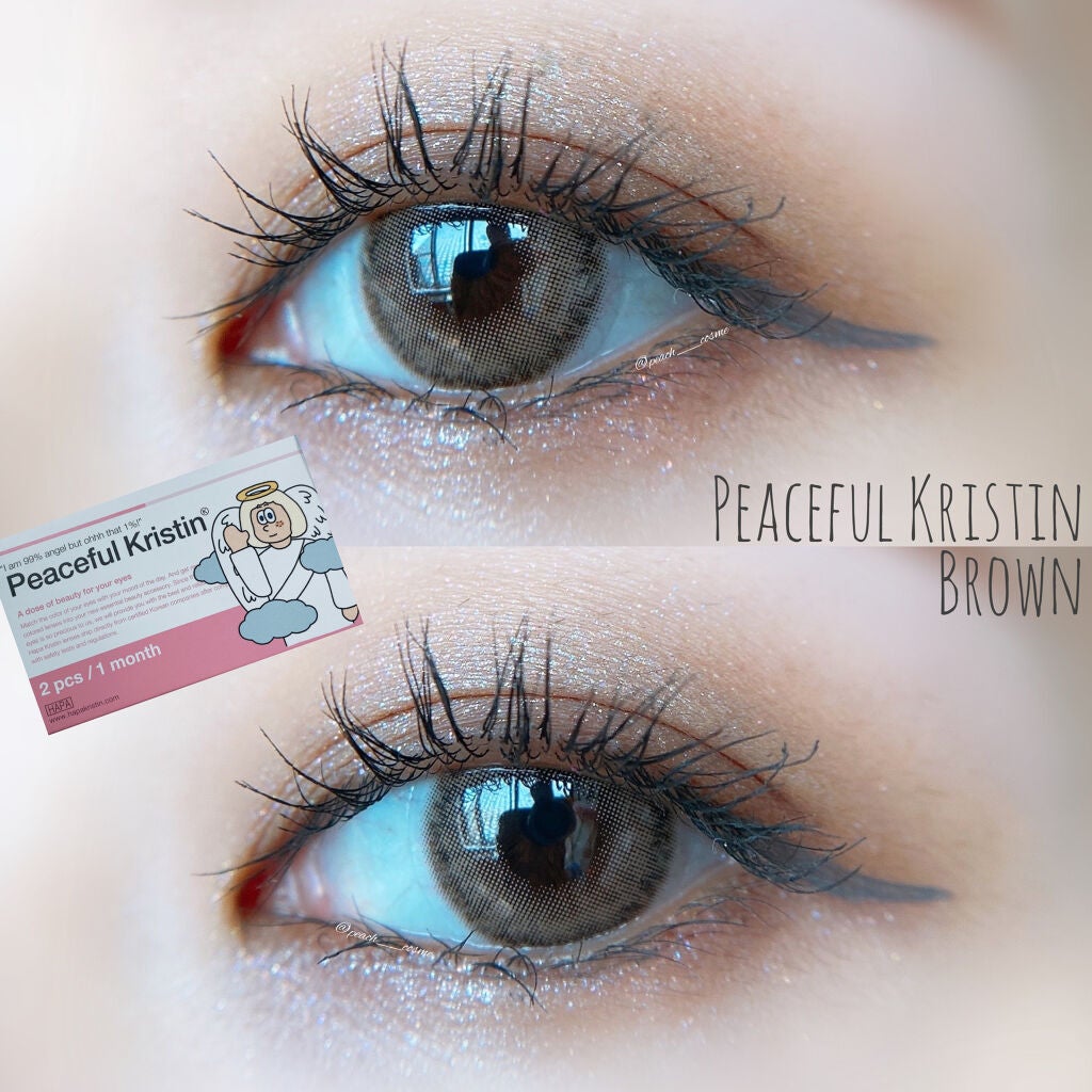 wannabe Kristin/Hapa kristin/カラーコンタクトレンズを使ったクチコミ(3枚目)