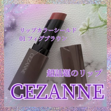 リップカラーシールド/CEZANNE/口紅を使ったクチコミ（1枚目）