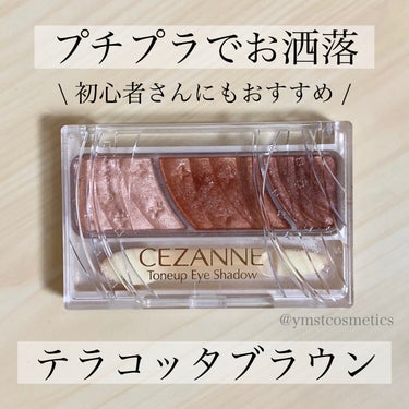 トーンアップアイシャドウ/CEZANNE/パウダーアイシャドウを使ったクチコミ（1枚目）