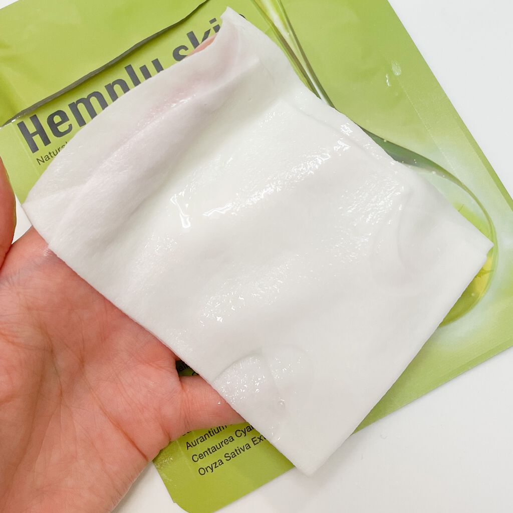 Hemplyskinフェイシャルパック/Hemplyskin/シートマスク・パックを使ったクチコミ（2枚目）