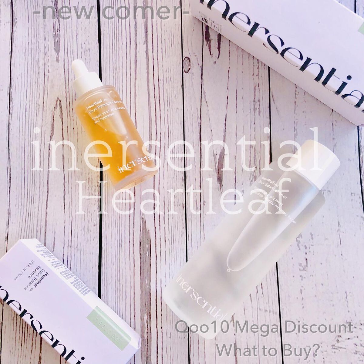 ハートリーフ デイズ バランス トナー/inersential/化粧水を使ったクチコミ(1枚目)