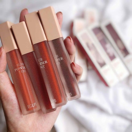 ブラーパウダーティント/EGLIPS/リップティントを使ったクチコミ(6枚目)