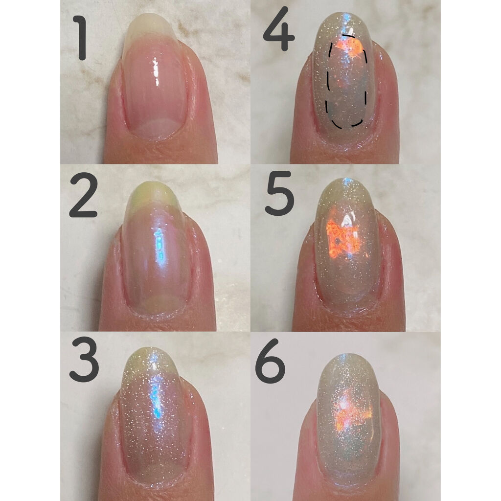 ジェルネイル（ライト対応）/セリア/ジェルネイルを使ったクチコミ（3枚目）