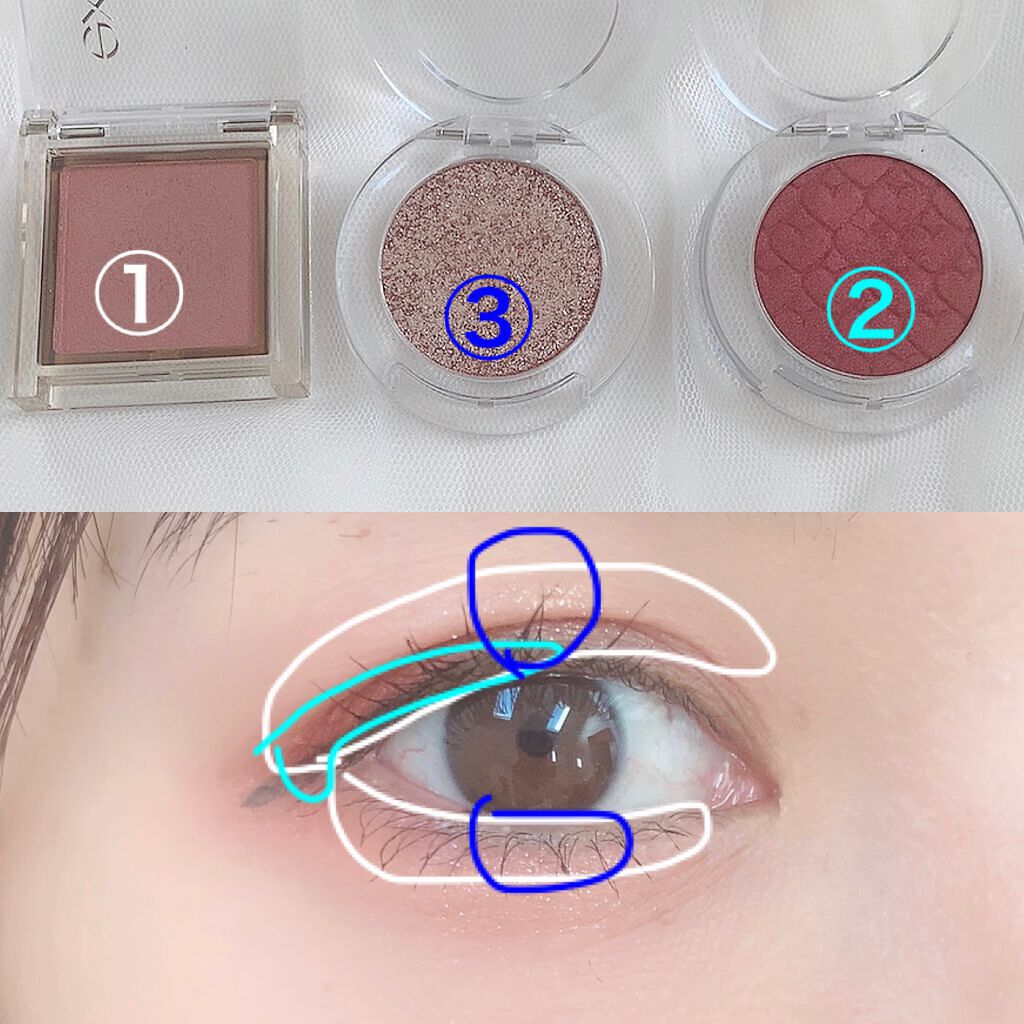 ルックアット マイアイズ/ETUDE/単色アイシャドウを使ったクチコミ（3枚目）