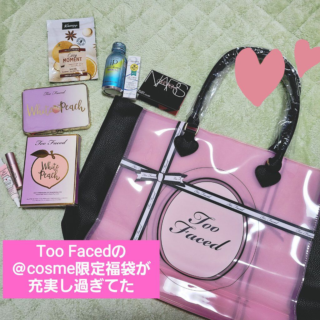ホワイトピーチ マルチダイメンショナル アイシャドウ パレット/Too Faced/アイシャドウパレットを使ったクチコミ（1枚目）