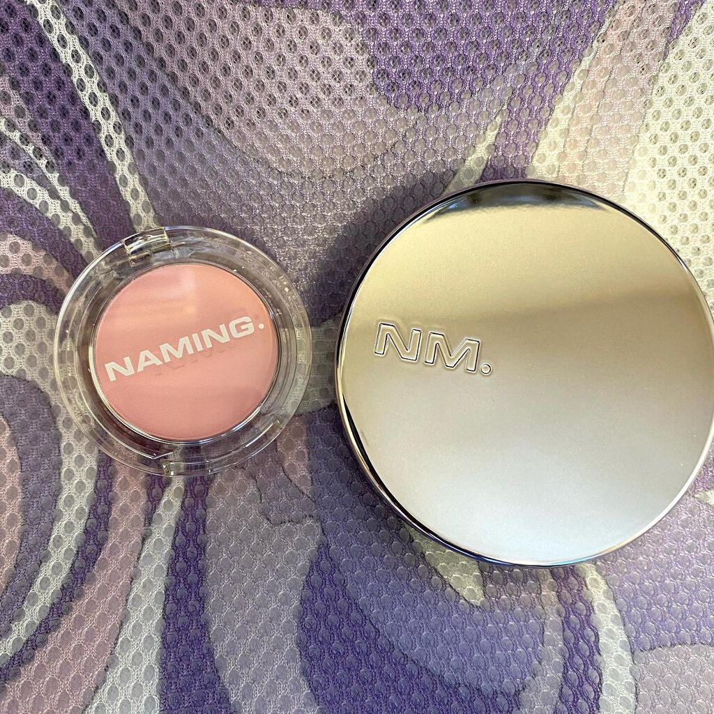 ネーミング フラッフィーパウダーブラッシュ PKR01 YUMMY/NAMING./パウダーチークを使ったクチコミ（1枚目）